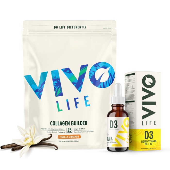 PAKET BEAUTY: Rastlinski kolagen booster + Vitamin D3 in K2 kompleks